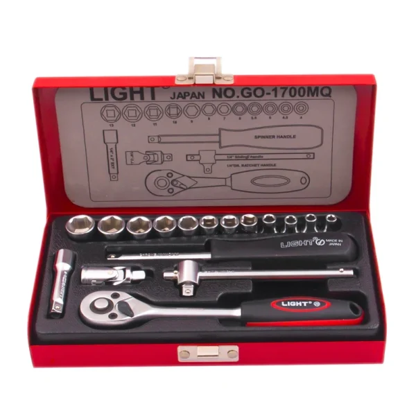 جعبه بکس 17 پارچه 1-4 لایت مدل GO-1700-MQ