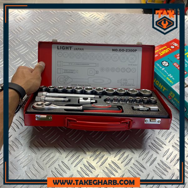 جعبه بکس 23 پارچه لایت مدل GO-2300