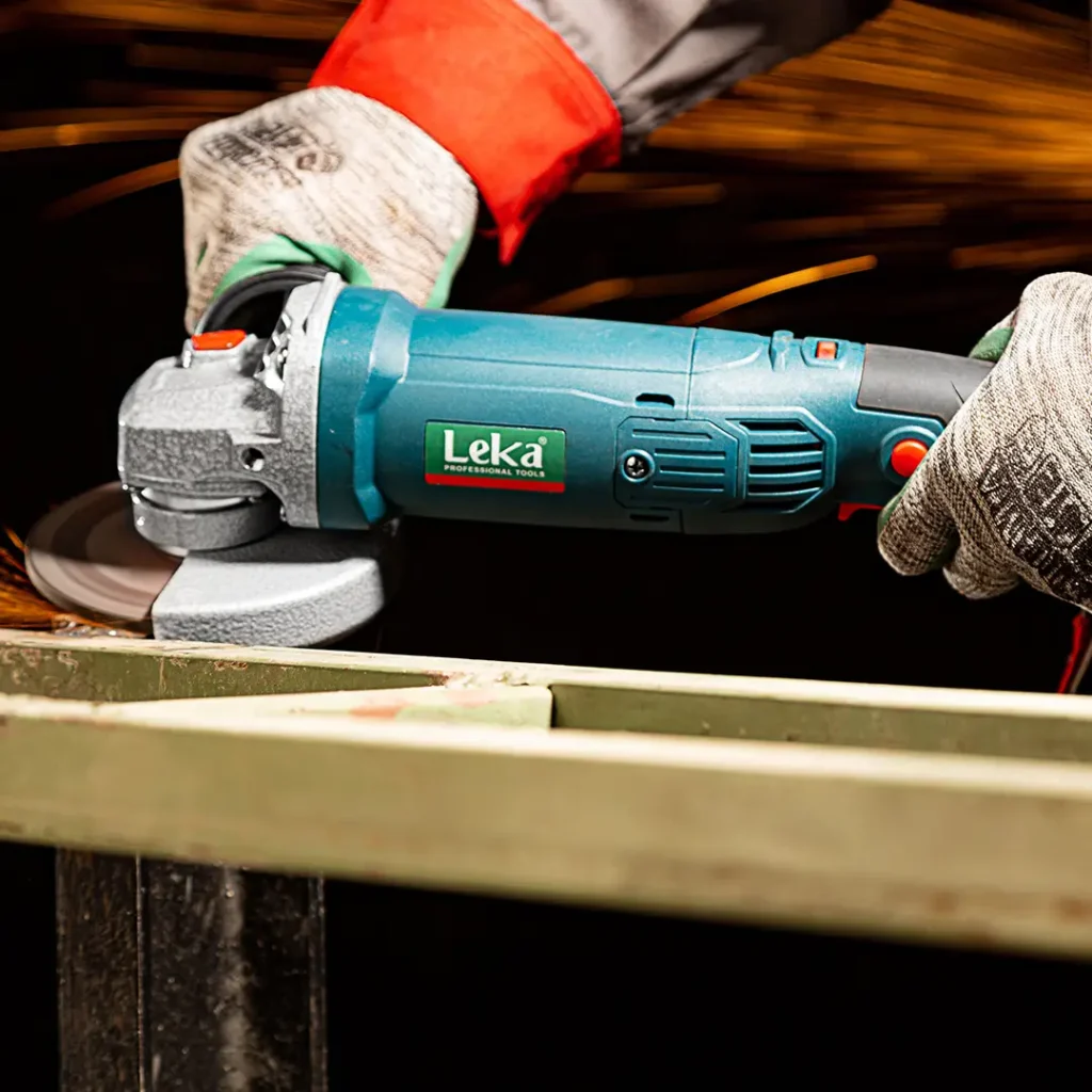 مینی فرز دسته بلند لکا مدل AG115-10L