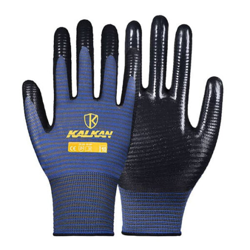 دستکش نیتریل 1/2 کالکان زبرا