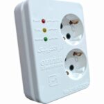 محافظ برق 2 خانه دیواری ارت دار آفر الکترونیک مدل OR326