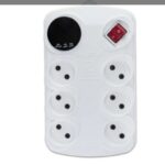 محافظ برق 6 خانه بدون ارت آنالوگ آفر الکترونیک 1.8 متری