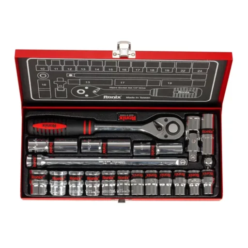 مجموعه 20 عددی آچار و سری بکس رونیکس مدل RX-2620