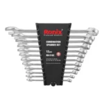 مجموعه 12 عددی آچار یک سر تخت یک سر رینگی رونیکس مدل RH-2102 - Image 2