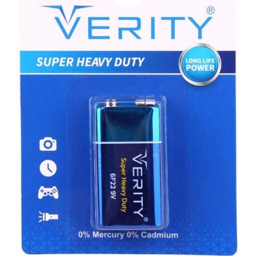 باتری 9V کتابی Veriry وریتی Super Heavy Duty