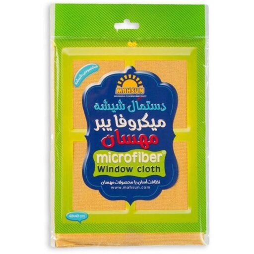 دستمال میکروفایبر شیشه دو عددی مهسان
