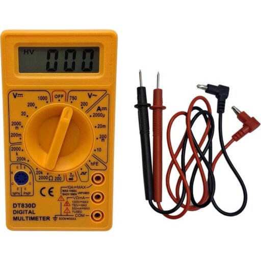 مولتی متر دیجیتال 10 امپر لیدر مدل DT-830D