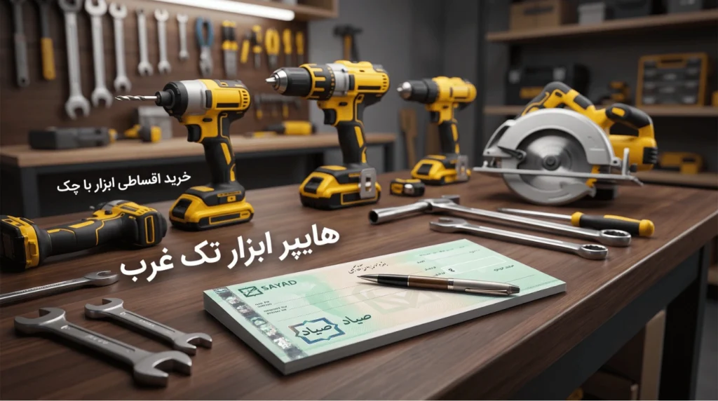 خرید چکی اقساط از هایپر ابزار تک غرب