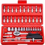 ست آچار بکس قرمز مدل نیوتولز مجموعه 46 عددی - Spanner wrench 46 - View 3