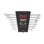 مجموعه 8 عددی آچار تخت و رینگی رونیکس مدل RH-2101 - تصویر 2