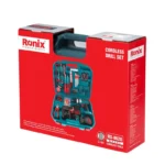 مجموعه 53 عددی دریل پیچ گوشتی شارژی چکشی رونیکس مدل RS-8620 - 53 drill screwdriver hammer ronix rs-8620