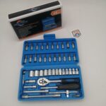 جعبه بکس آبی درایو 1/4 نیوتولز مجموعه 46 عددی - Socket set 1/4 46