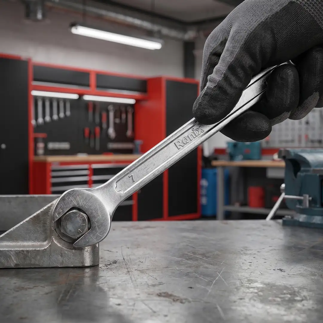 modeling-639145242691904352 آچار دو سر تخت 6 * 7 میلی متری رونیکس مدل RH-2206 - Spanner wrench 6 7 ronix rh-2206